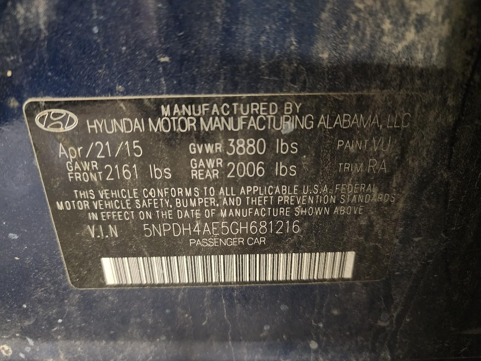 Used A/C Compressor fits: 2016 Hyundai Elantra Hatchback GT automatic temperatur