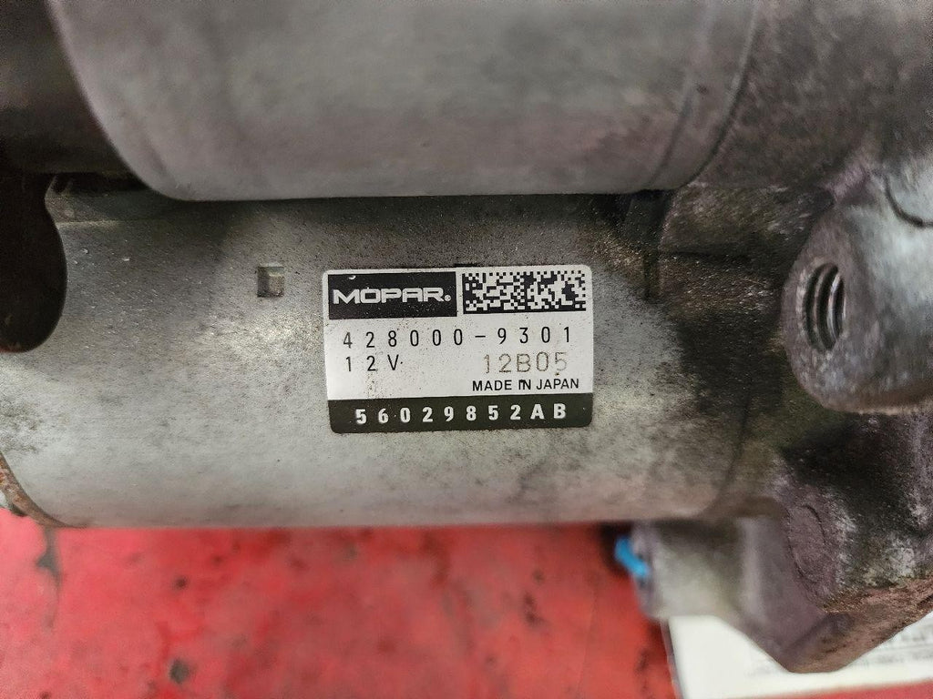Used Starter Motor fits: 2019 Chrysler 300 3.6L 48 volt system eTorque Grade A