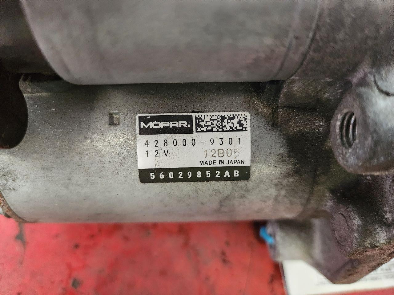 Used Starter Motor fits: 2019 Chrysler 300 3.6L 48 volt system eTorque Grade A