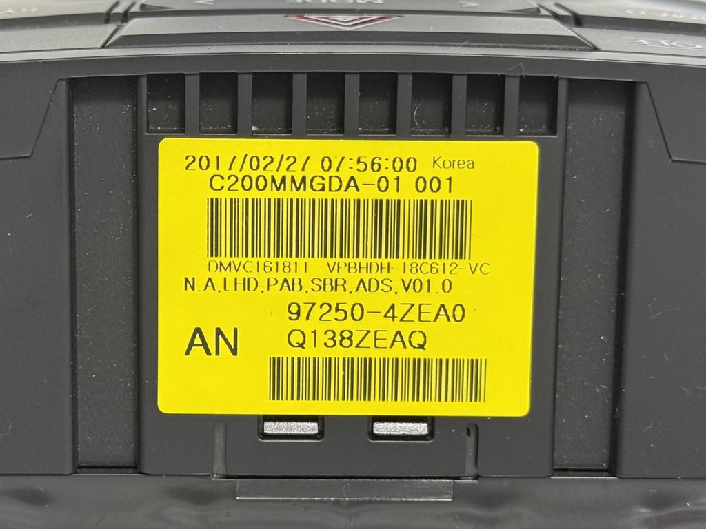 2017-2018 HYUNDAI SANTA FE CLIMATE TEMPERATURE CONTROL HEATER A/C OEM