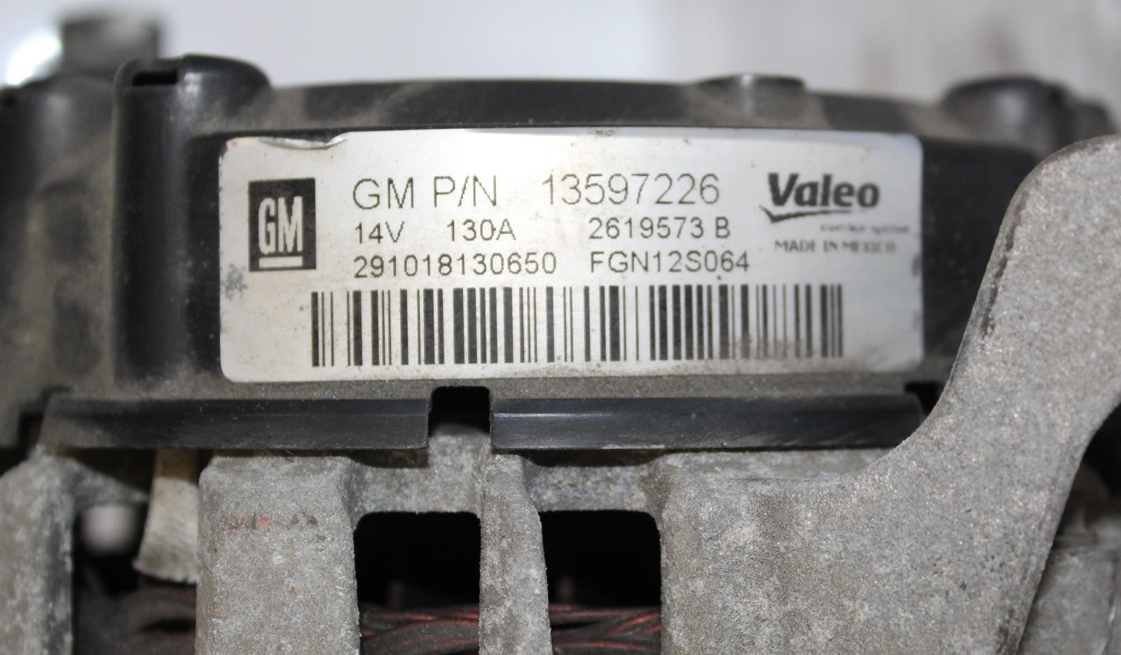 CHEVROLET TRAX Alternator  15 16 17 18 19 20