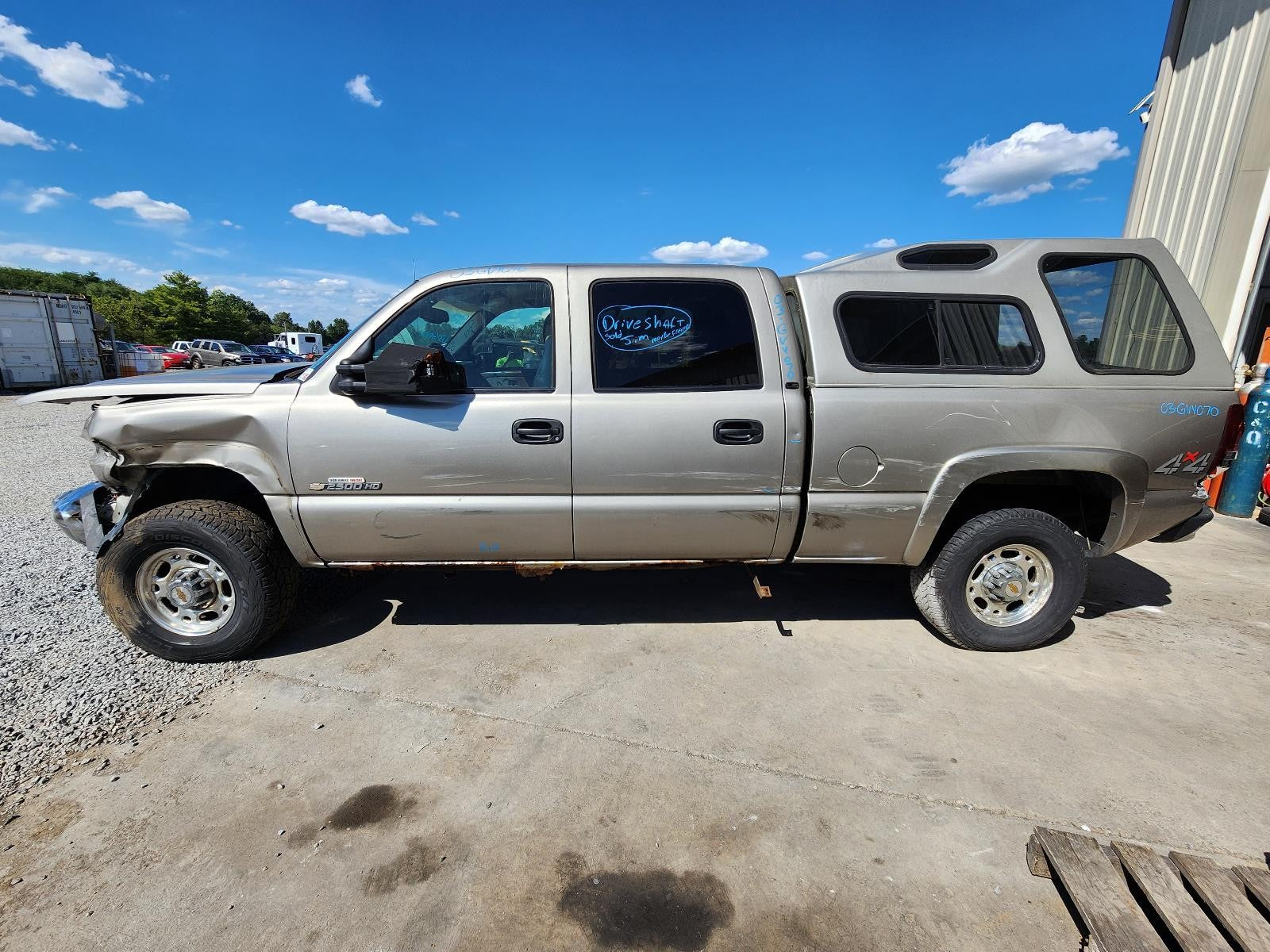 Used Front Drive Shaft Front fits: 2003 Chevrolet Silverado 2500 pickup AT 5 spe
