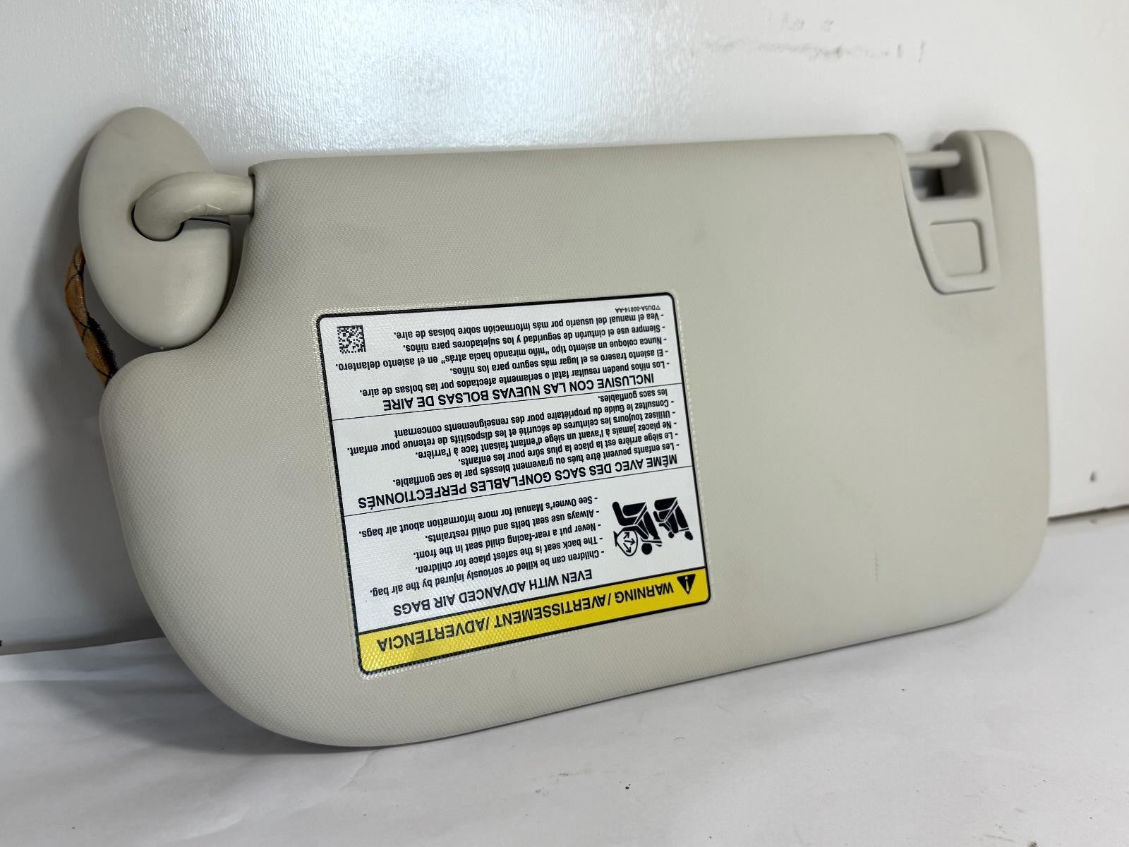 2013-2019 FORD ESCAPE SUN VISOR RIGHT PASSENGER SIDE OEM 