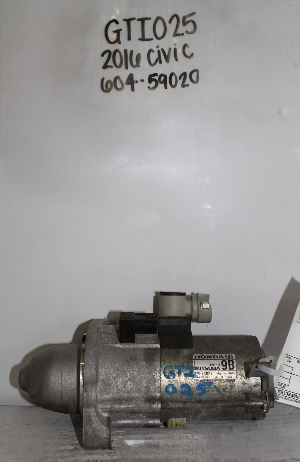 HONDA CIVIC Starter Motor 2.0L, AT 16