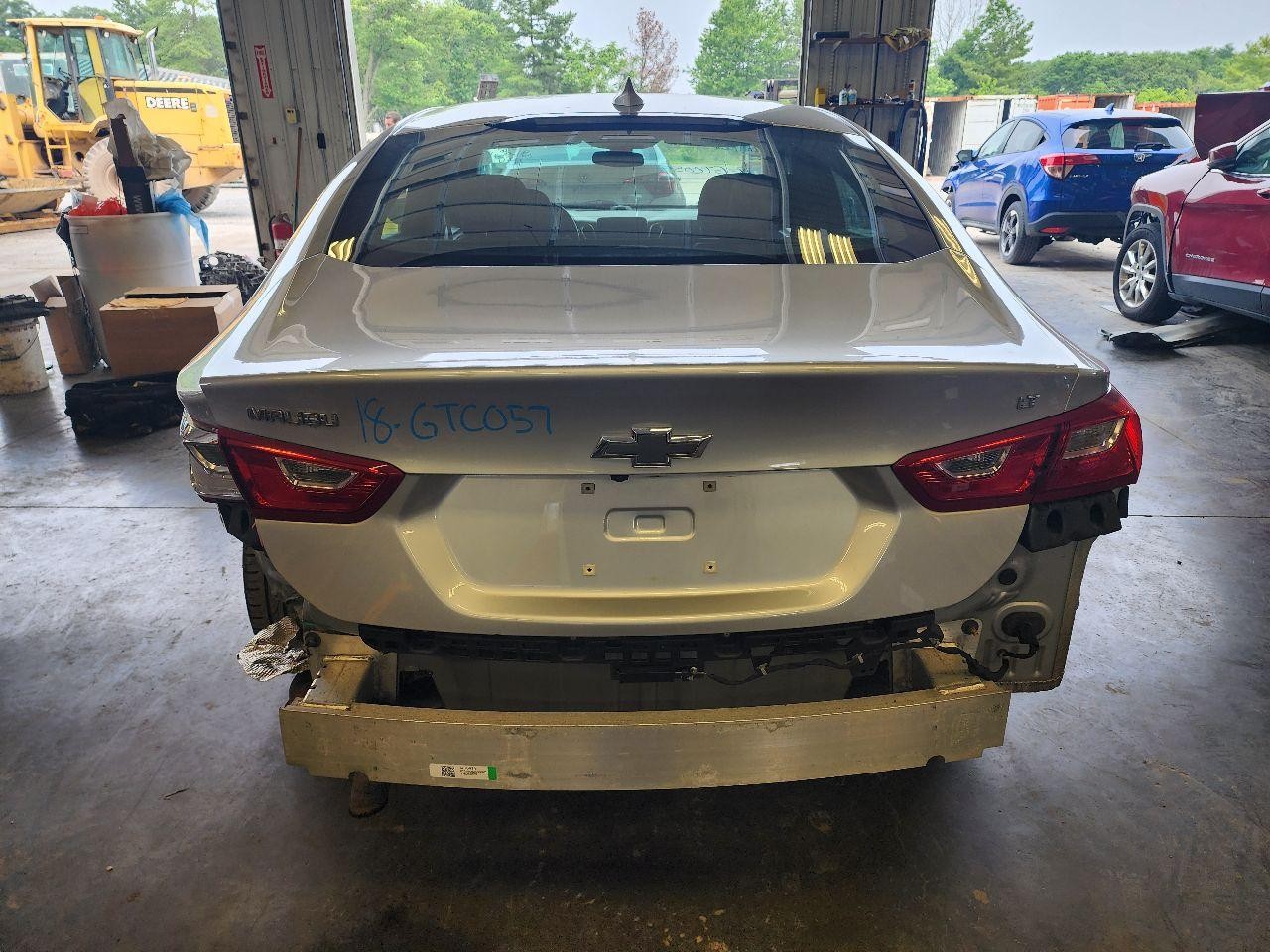 Used Wheel fits: 2018 Chevrolet Malibu aluminum 17x7-1/2 opt RSC Grade A