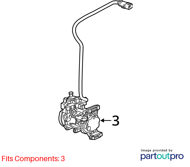 Used A/C Compressor fits: 2019 Honda Accord 2.0L naturally aspirated hybrid Grad