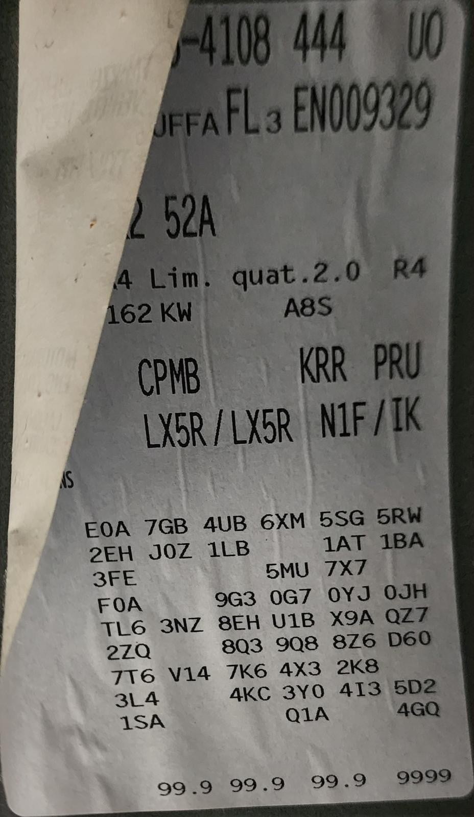 Used Automatic Transmission Assembly fits: 2014 Audi A4 AT 2.0L turbo AWD quattr