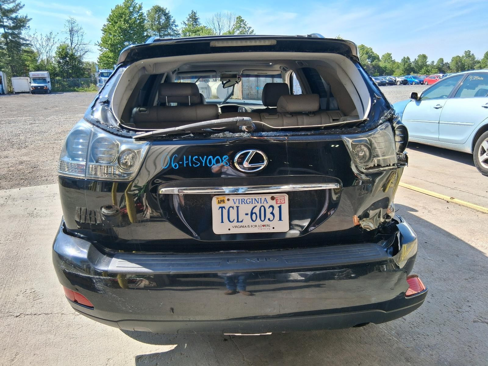 Used Rear Door Window Regulator Rear fits: 2006 Lexus RX400H Rear Grade A