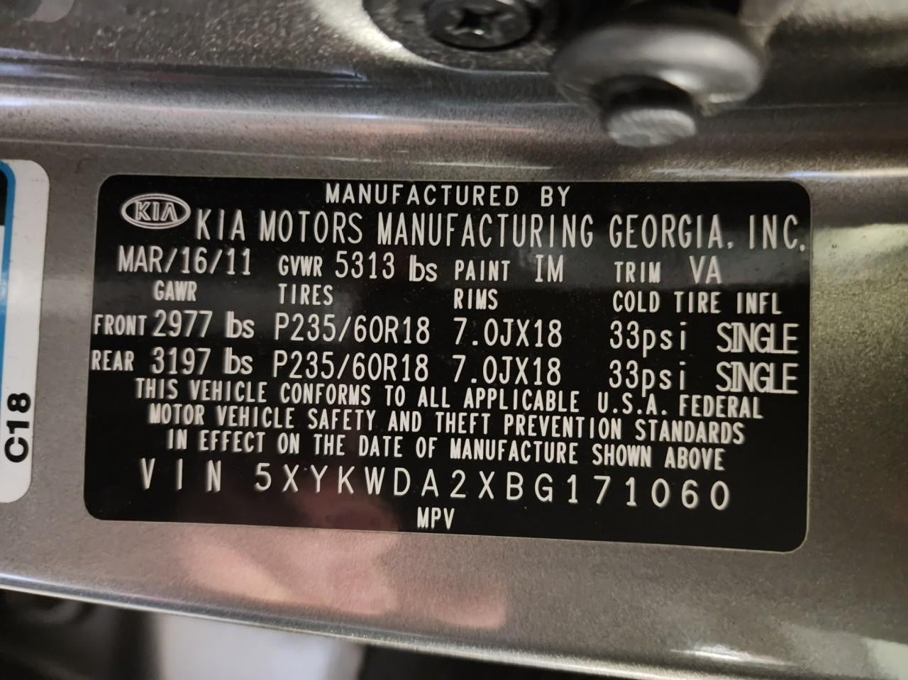 Used Front HVAC Blower Motor fits: 2011 Kia Sorento front Front Grade A