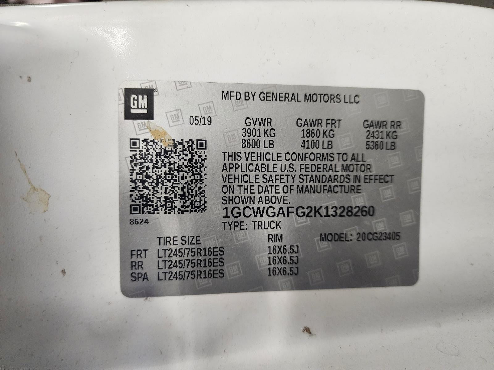 Used Alternator fits: 2019 Chevrolet Express 2500 van 105 amp Grade B