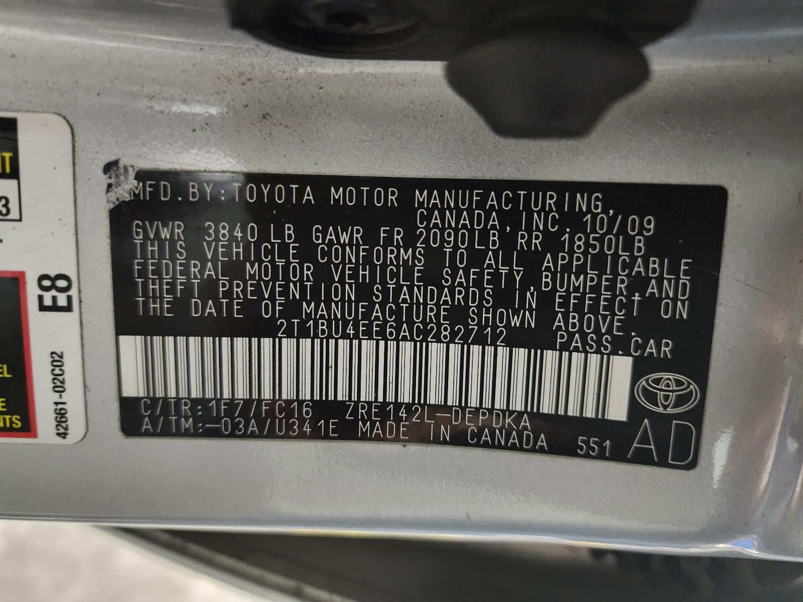 Used Engine Control Module (ECM) fits: 2010 Toyota Corolla Electronic Control Mo
