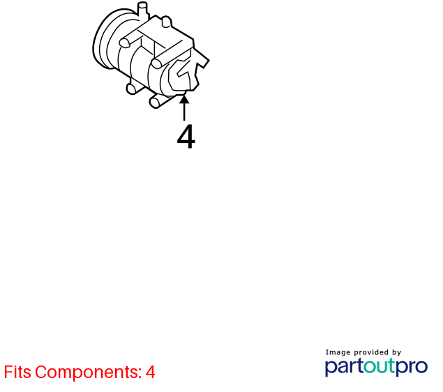 Used A/C Compressor fits: 2010 Hyundai Elantra SW Grade C