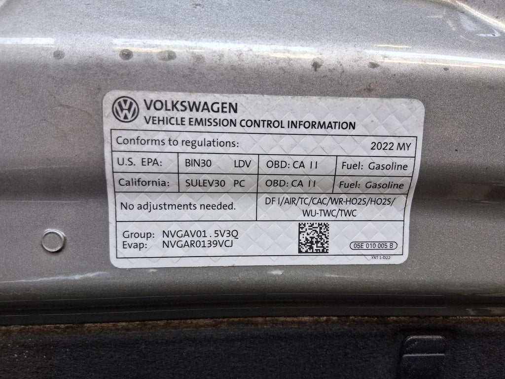 Used Left Sun Visor fits: 2022 Volkswagen Jetta Left Grade A