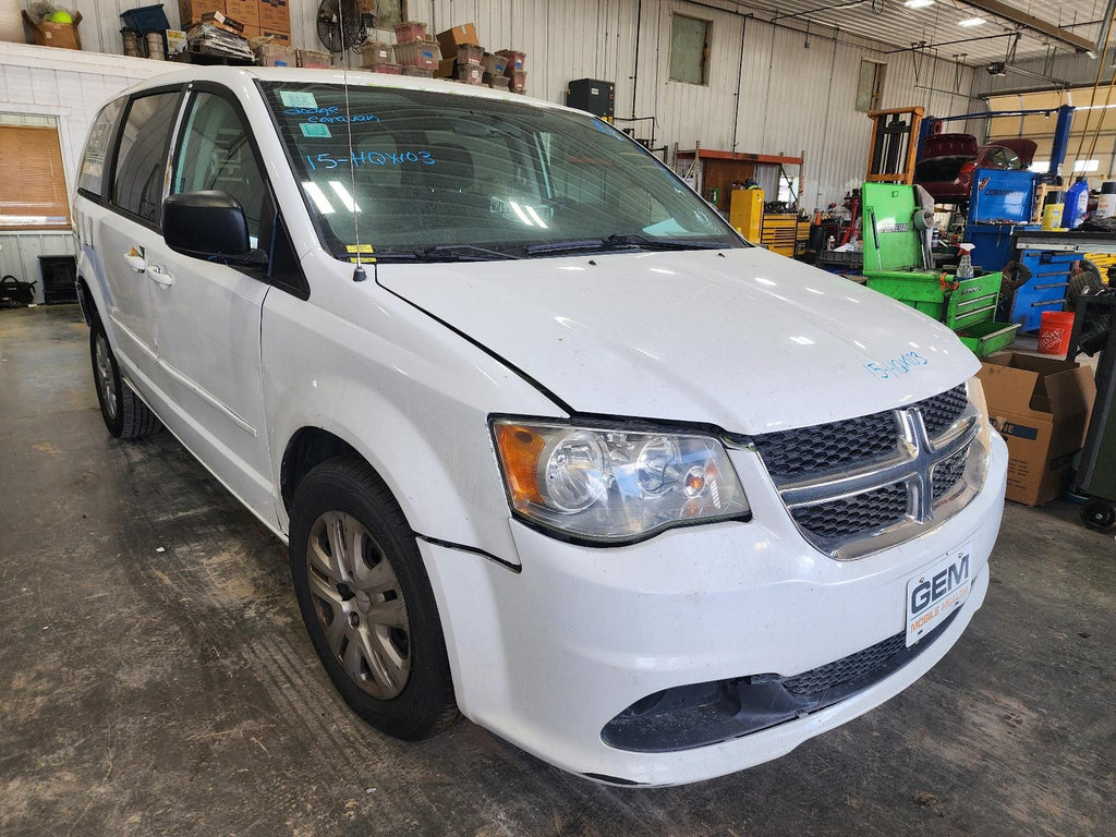Used Front Right Door Window Regulator Front fits: 2015 Dodge Caravan 2 pin Fron
