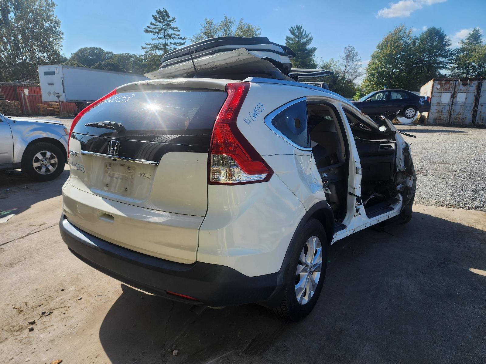 Used Left Upper Tail Light Assembly fits: 2014 Honda Cr-v upper Left Upper Grade