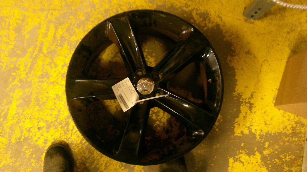 Used Wheel fits: 2014 Dodge Challenger 20x8 5 spoke painted black Grade A