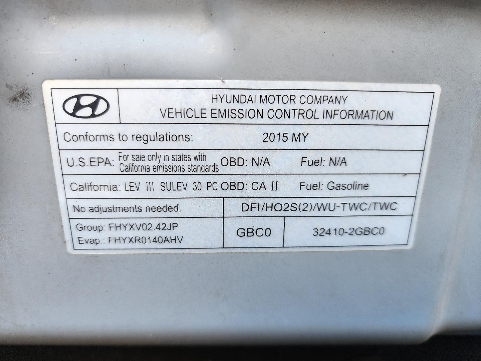 Used Automatic Transmission Assembly fits: 2015 Hyundai Sonata AT 2.4L VIN F 8th