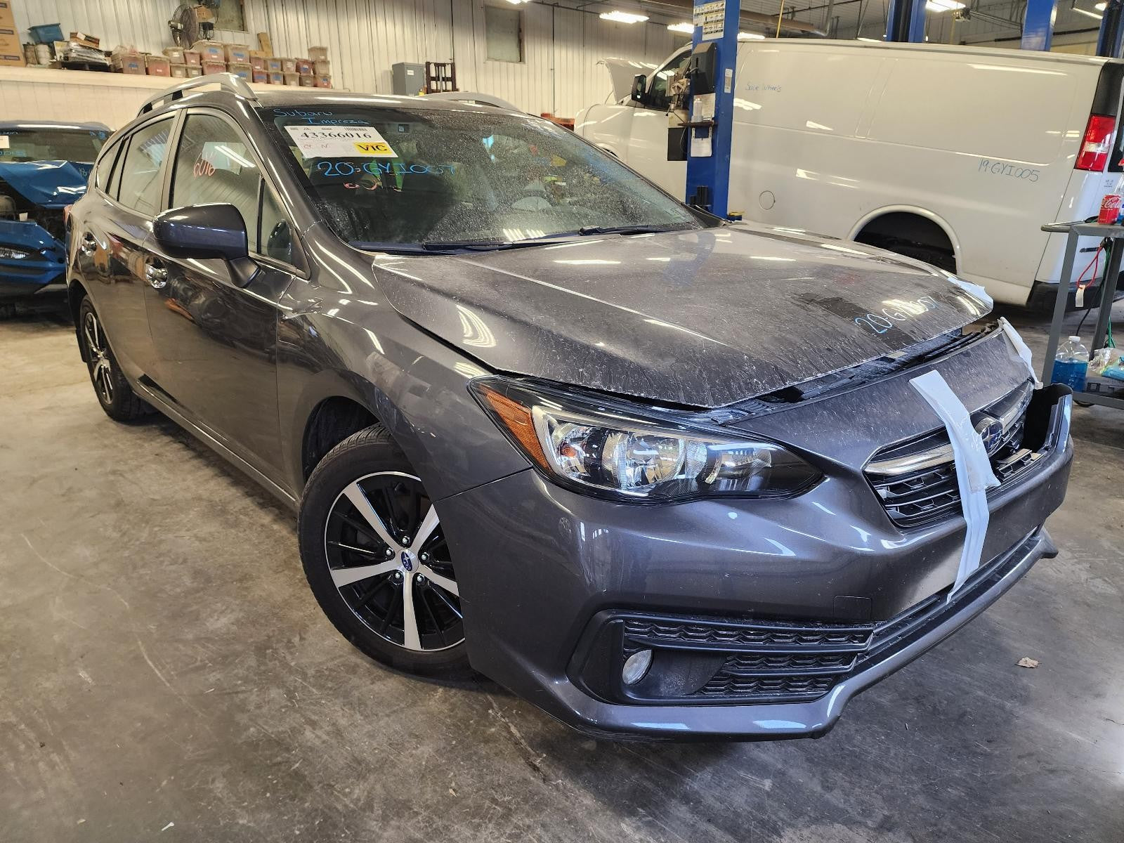 Used Steering Column fits: 2020 Subaru Impreza floor shift keyless ignition AT C