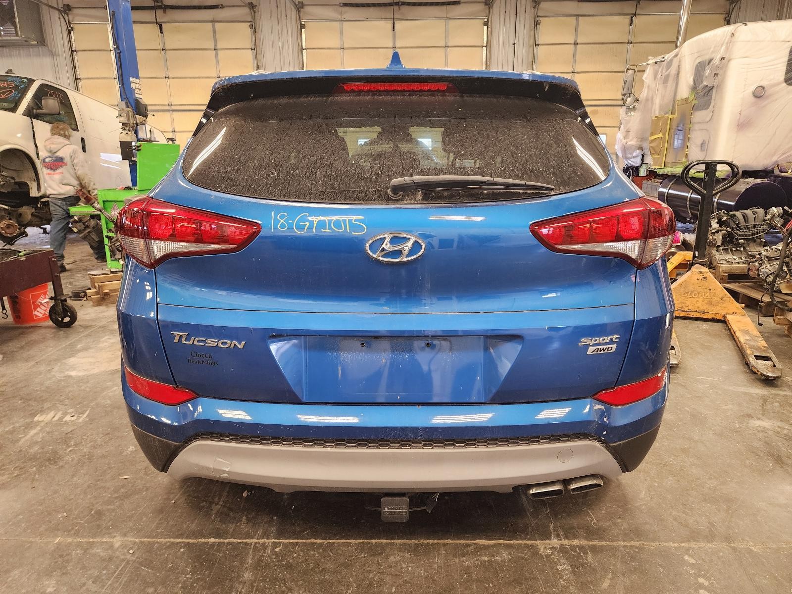 Used Right Door Mirror fits: 2018 Hyundai Tucson Power gasoline heated w/turn si