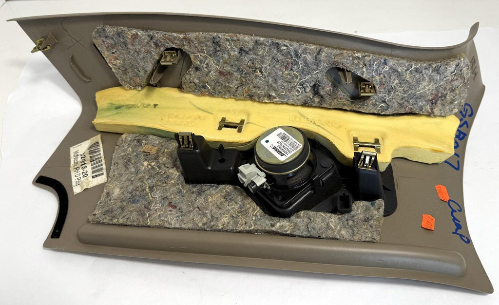 2000-2006 CHEVROLET TAHOE UPPER D-PILLAR TRIM W/ SPEAKER RIGHT SIDE OEM
