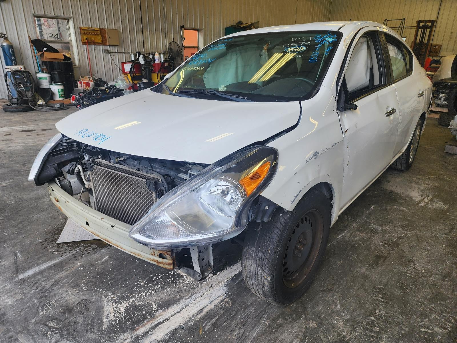 Used Wheel fits: 2019 Nissan Versa 15x5-1/2 Sdn steel Grade A