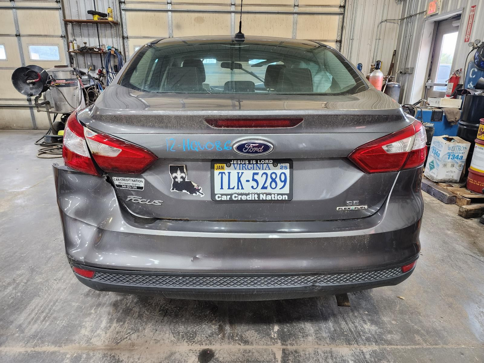 Used Front Left Door Window Regulator Front fits: 2012 Ford Focus electric w/o a