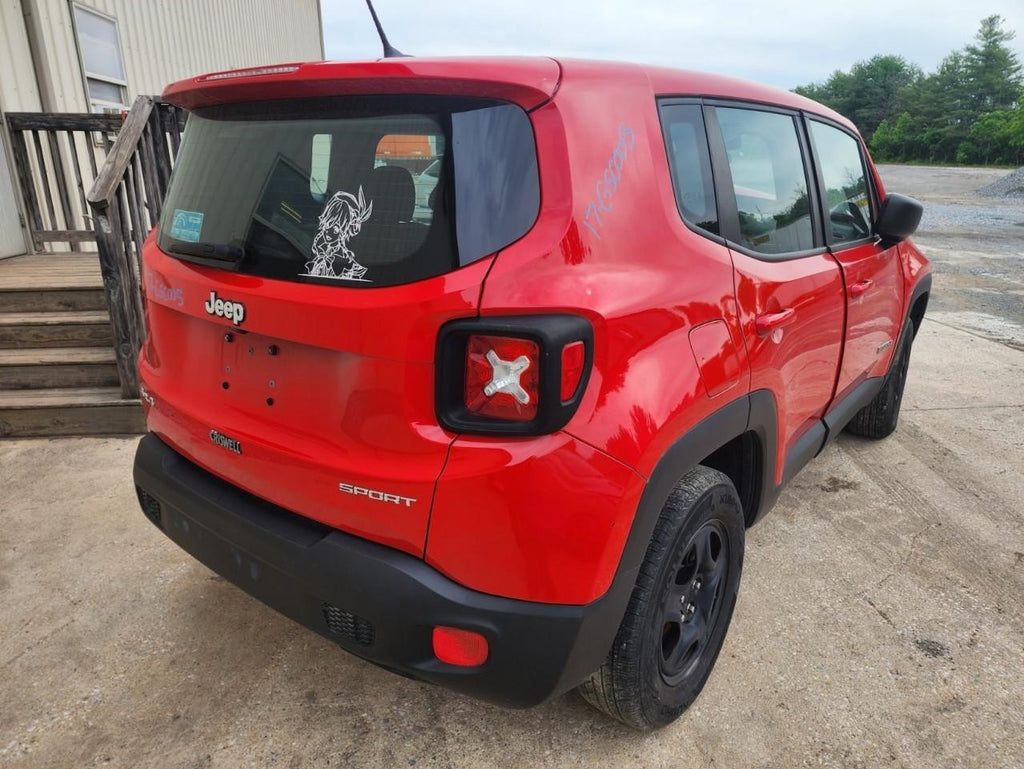 Used Right Inner Tail Light Assembly fits: 2017 Jeep Renegade inner flat black b