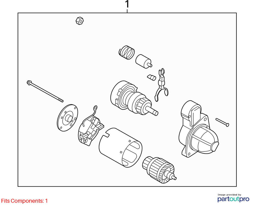 Used Starter Motor fits: 2020 Hyundai Santa fe SWB Grade A