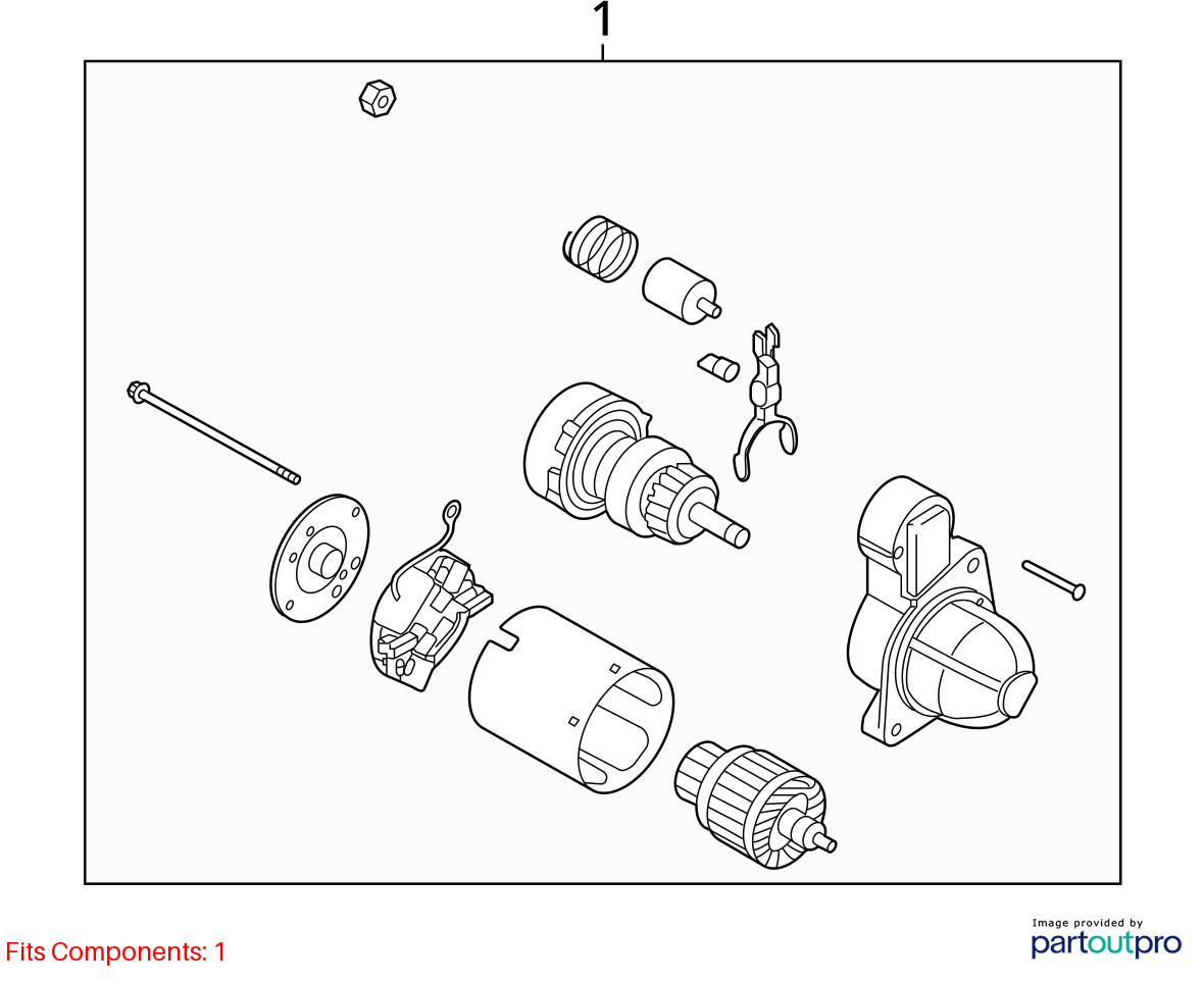 Used Starter Motor fits: 2020 Hyundai Santa fe SWB Grade A