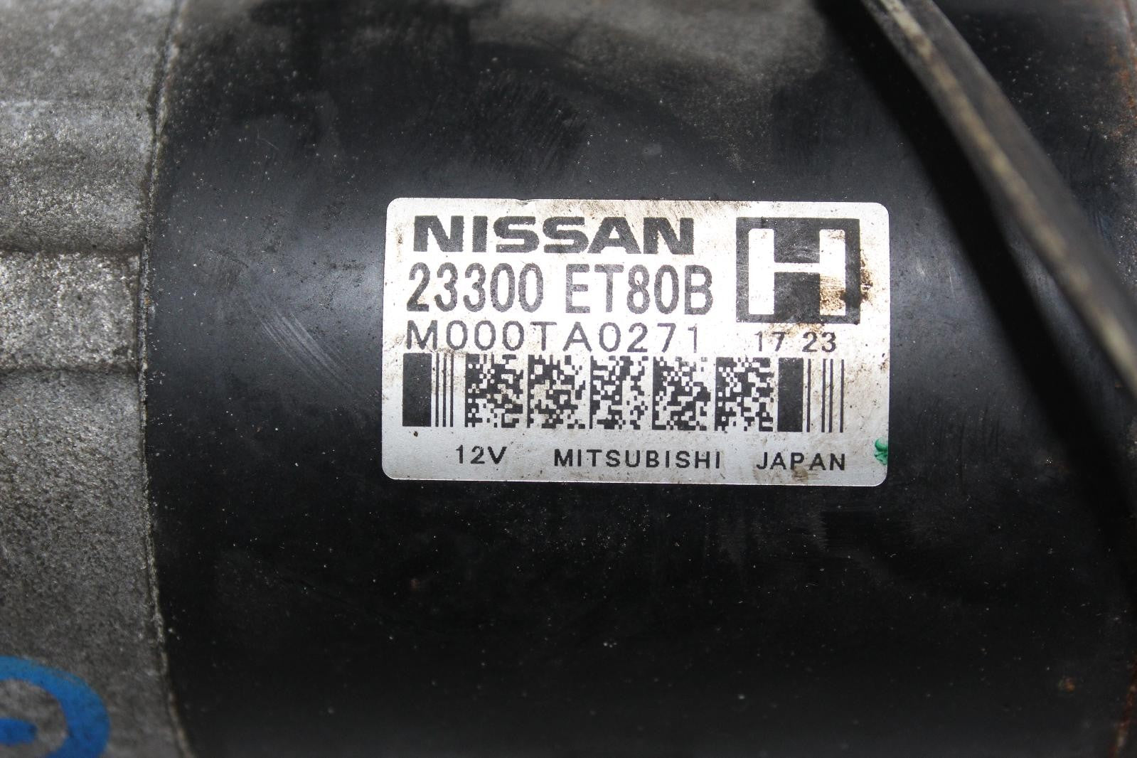 Used Starter Motor fits: 2012 Nissan Rogue  Grade A