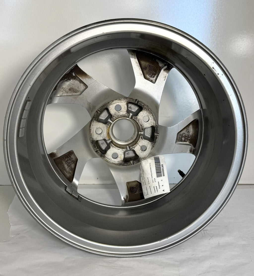 2020-2023 HYUNDAI SONATA 16X6.5 ALUMINUM 5 SPOKE WHEEL OEM