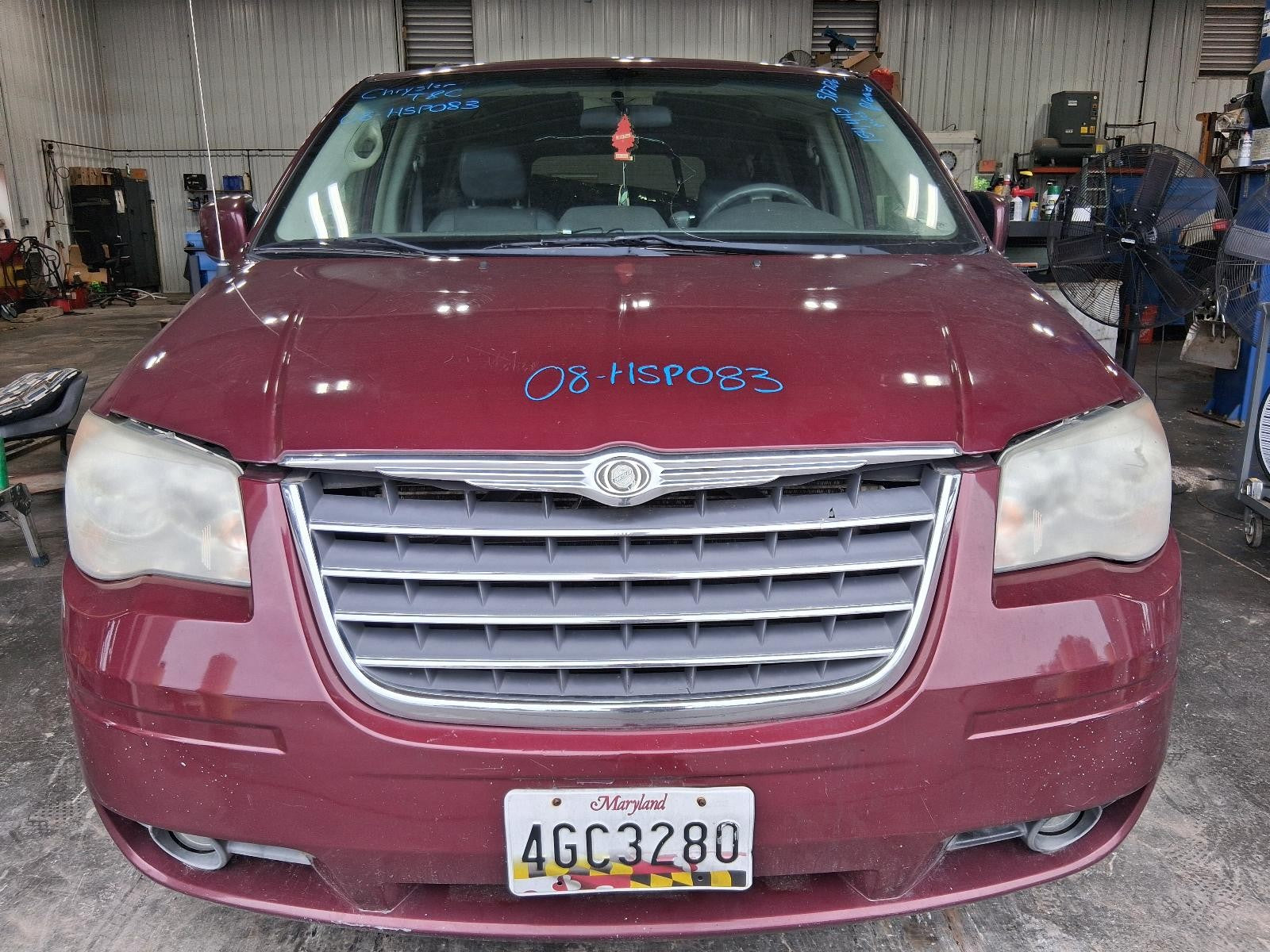 Used Front Bumper Reinforcement Front fits: 2008 Chrysler Town & country Front G