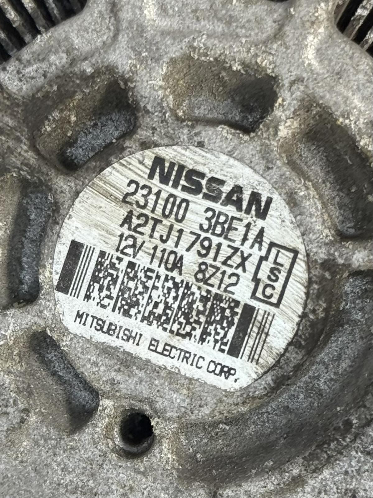 2012-2019 NISSAN VERSA ALTERNATOR 1.6L OEM