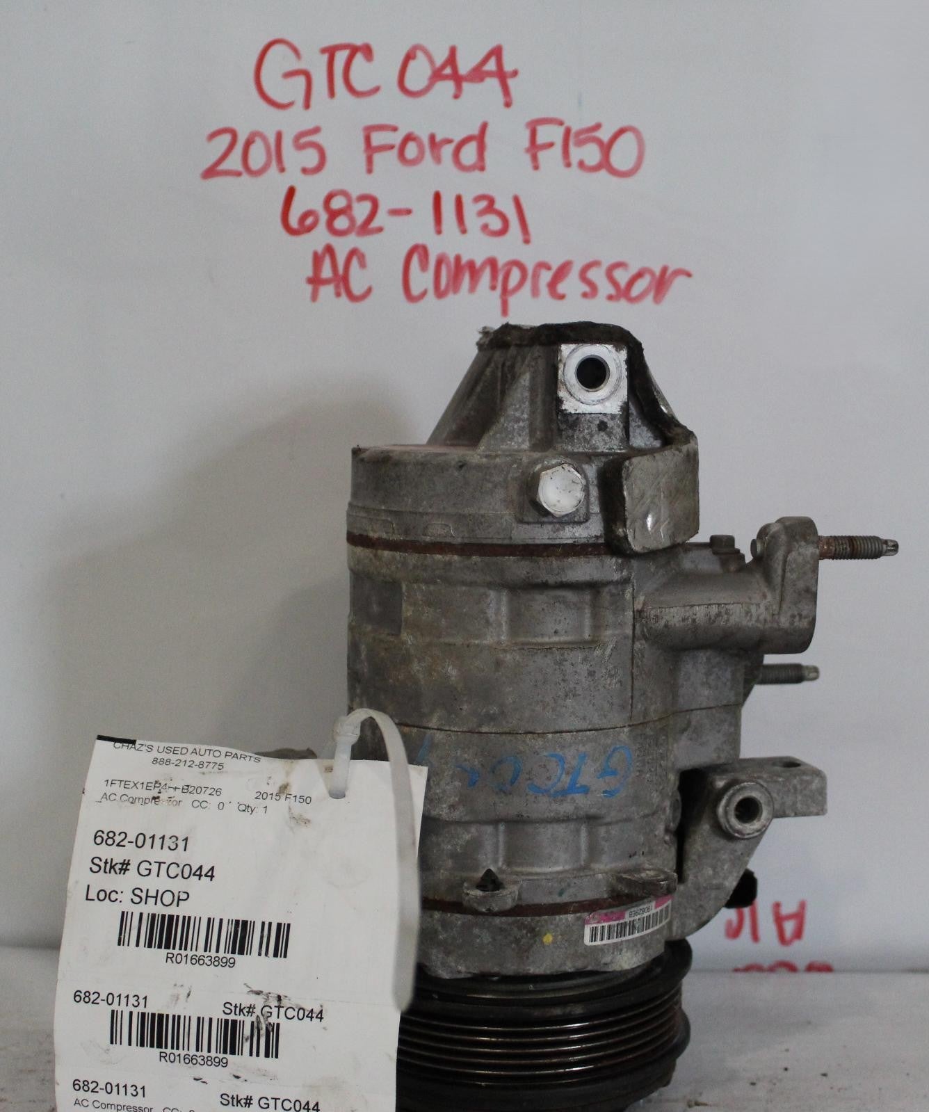 FORD FORD F150 PICKUP Compressor 2.7L (turbo) 15 16