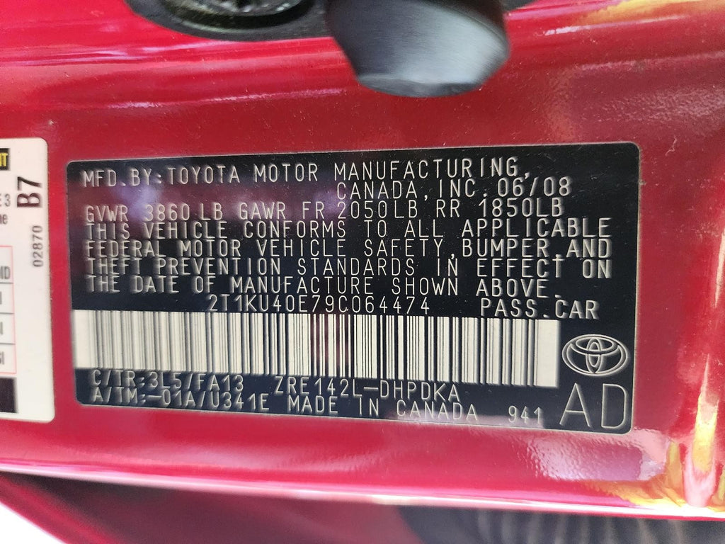 Used Engine Control Module (ECM) fits: 2009 Toyota Matrix Electronic Control Mod