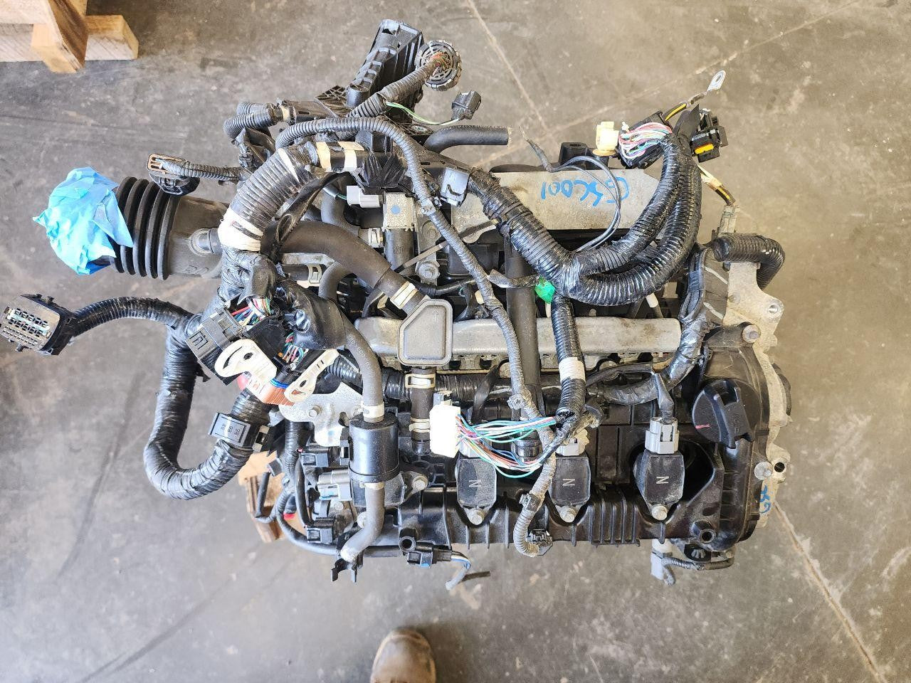 Used Engine Complete Assembly fits: 2021 Nissan Versa 1.6L VIN C 4th digit HR16D
