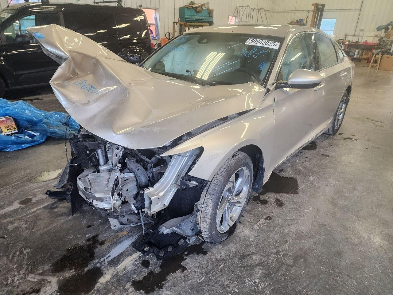Used Right Tail Light Assembly fits: 2018 Honda Accord turbo quarter mounted Rig