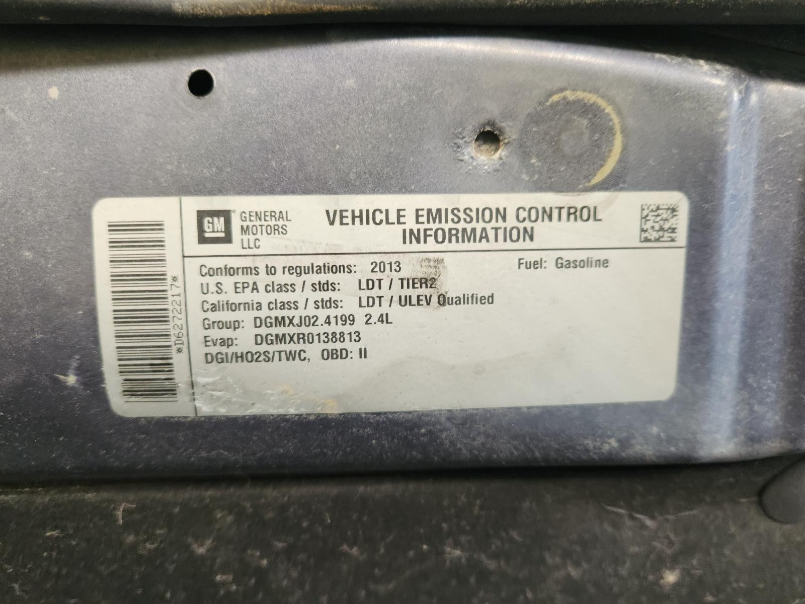 Used Rear Right Door Window Regulator Rear fits: 2013 Chevrolet Equinox Rear Rig