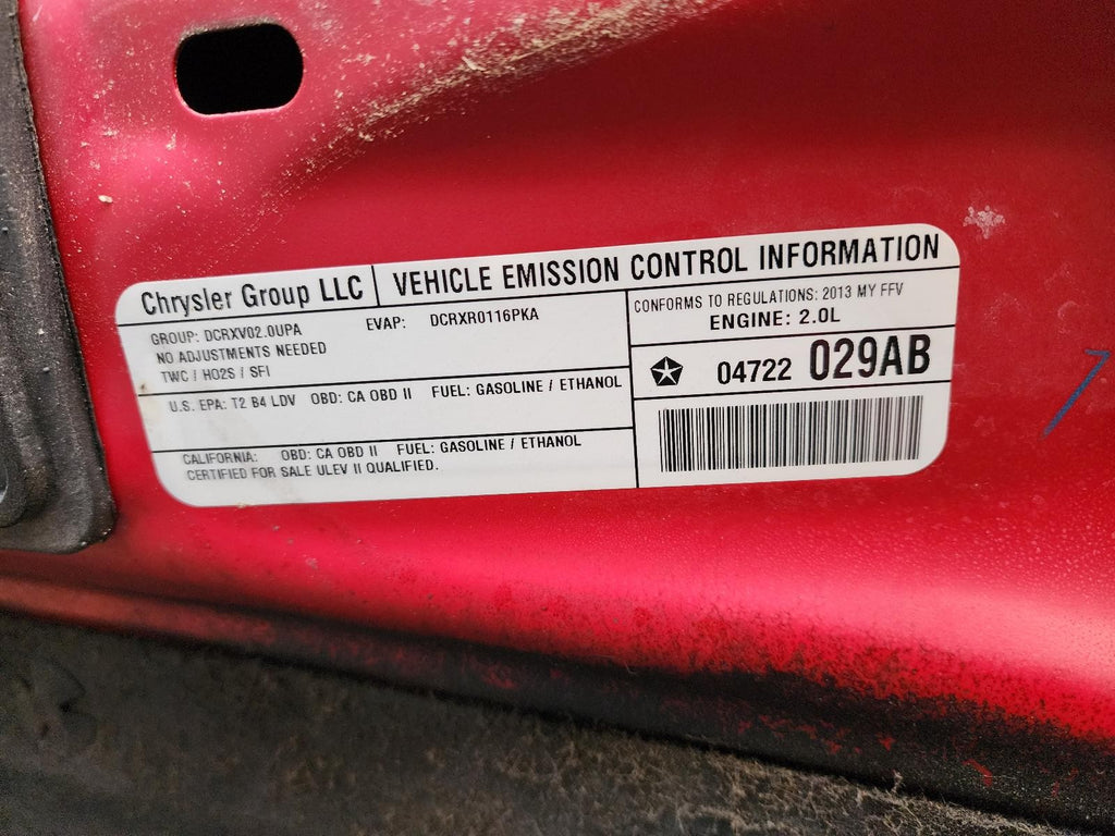 Used Engine Control Module (ECM) fits: 2013 Dodge Dart Electronic Control Module