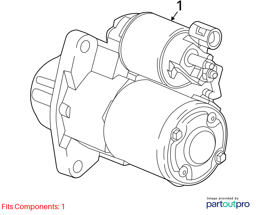 Used Starter Motor fits: 2016 Chevrolet Spark AT Grade A