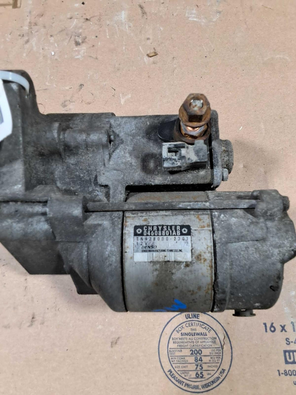 Used Starter Motor fits: 2010 Dodge Challenger 5.7L RWD Grade A