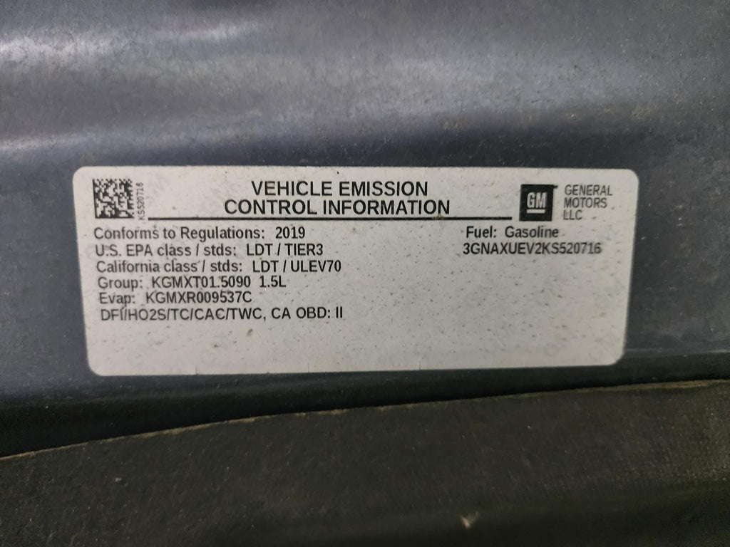 Used Automatic Transmission Assembly fits: 2019 Chevrolet Equinox AT AWD 1.5 Gra