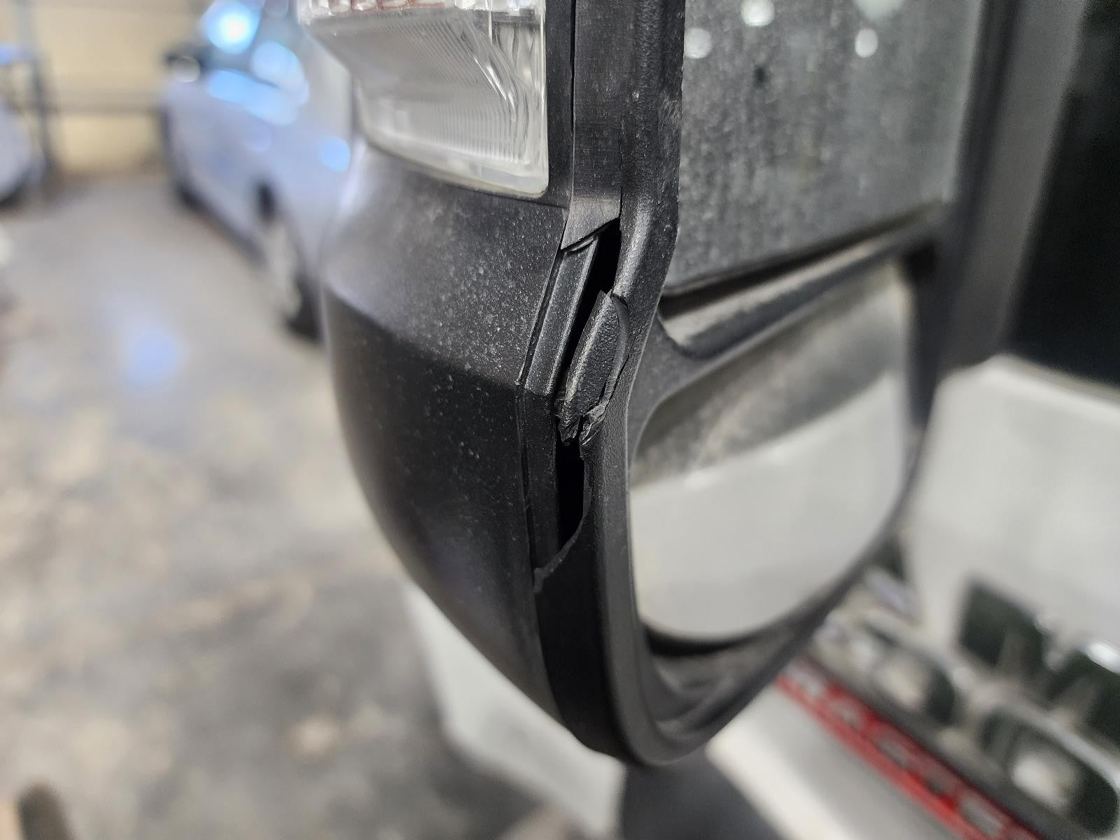 Used Left Door Mirror fits: 2019 Ram Promaster 2500 van narrow housing 9``x15``