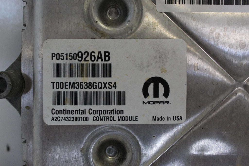 Used Engine Control Module (ECM) fits: 2019 Ram Promaster 1500 van Electronic Co