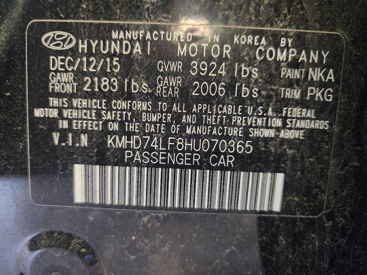 Used Rack and Pinion Assembly fits: 2017 Hyundai Elantra power rack & pinion ele