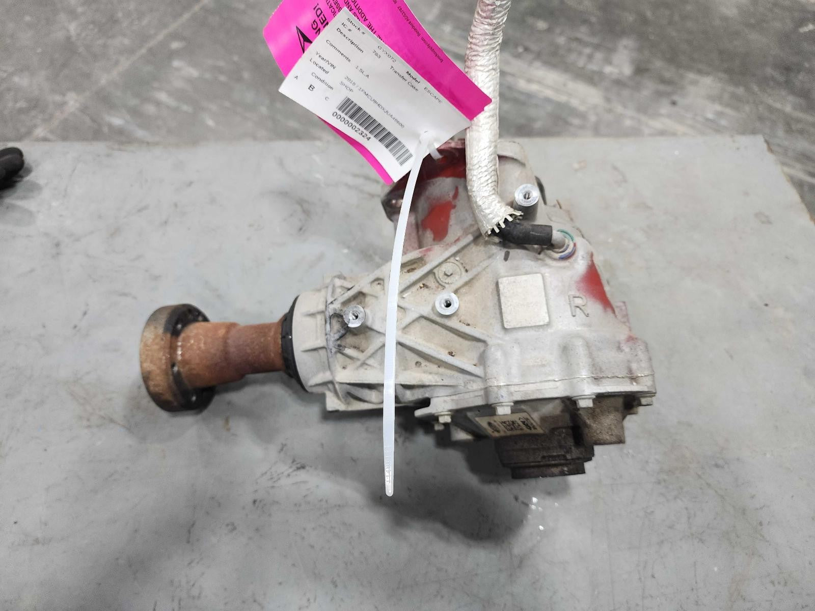 Used Transfer Case Assembly fits: 2018 Ford Escape  Grade B