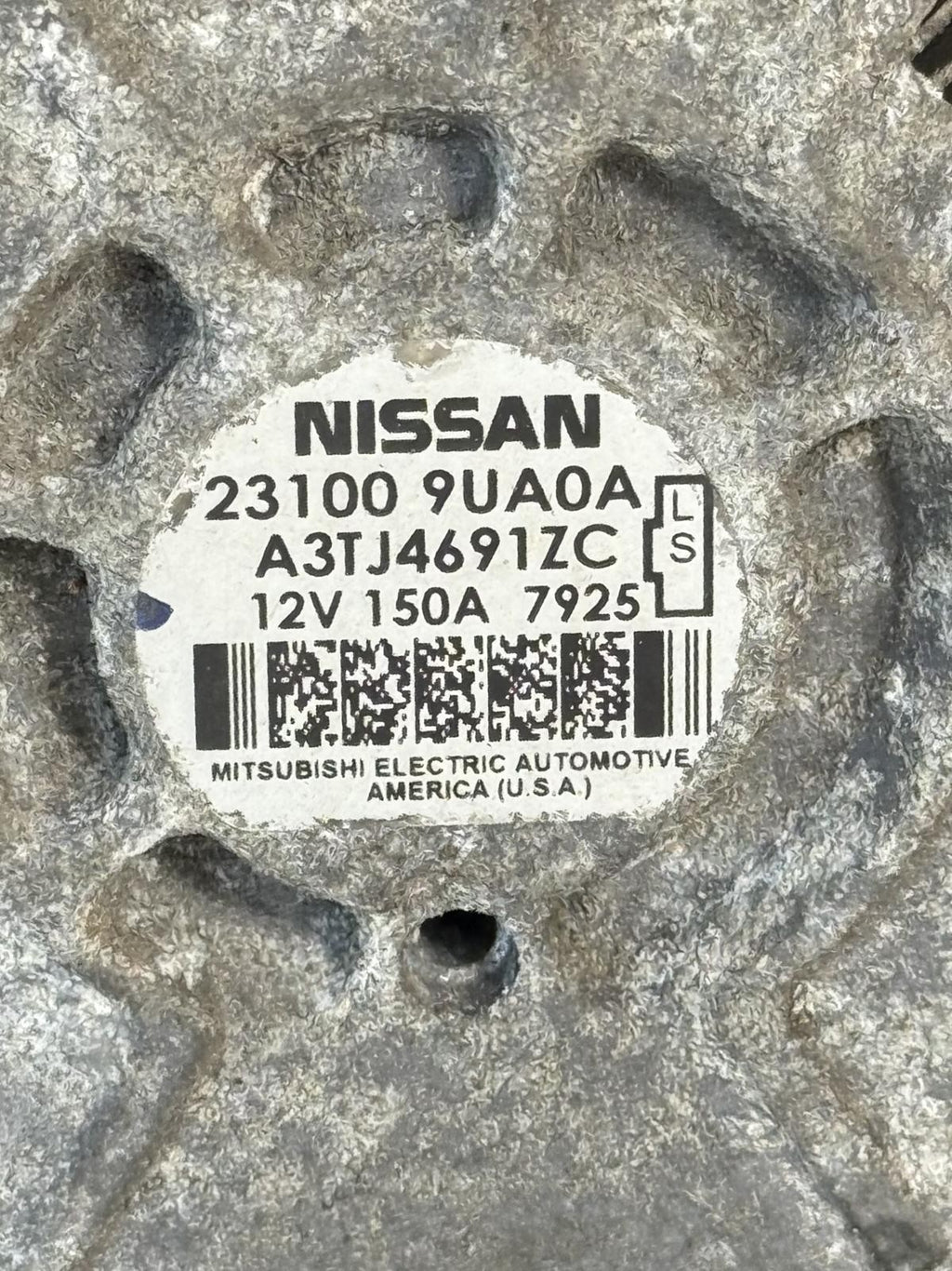Used Alternator fits: 2018 Nissan Pathfinder  Grade B