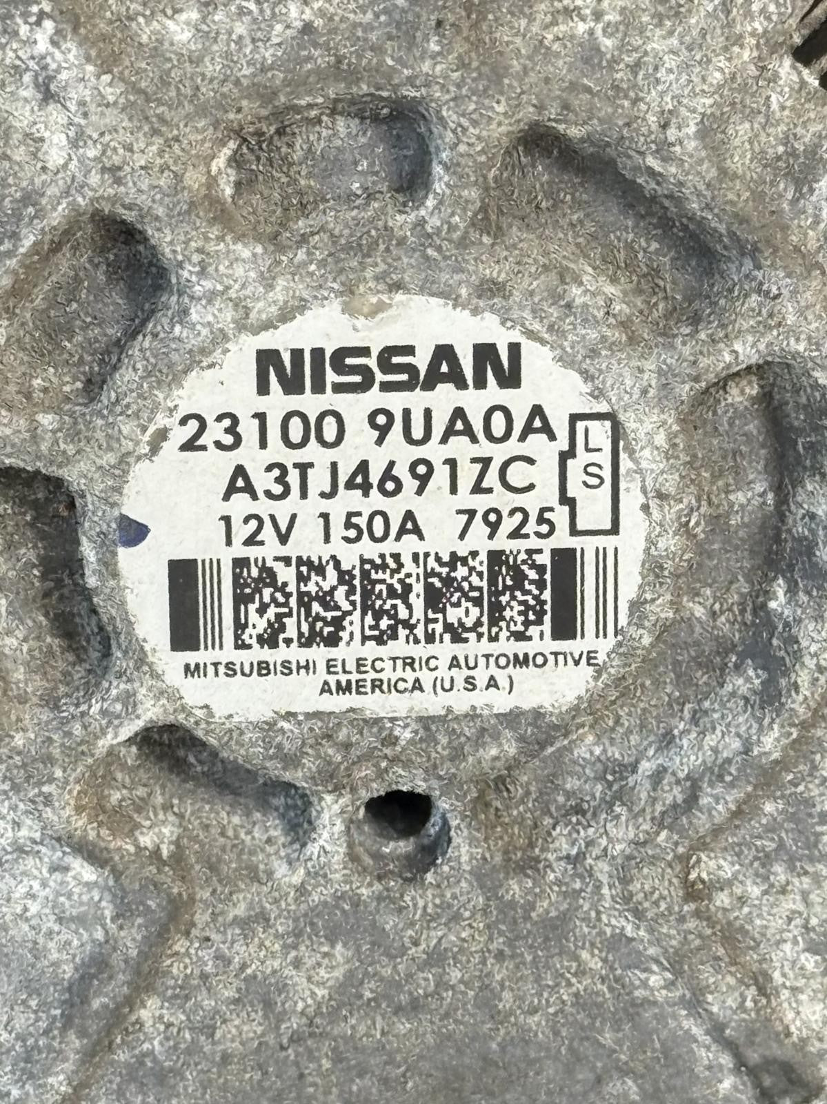 Used Alternator fits: 2018 Nissan Pathfinder  Grade B