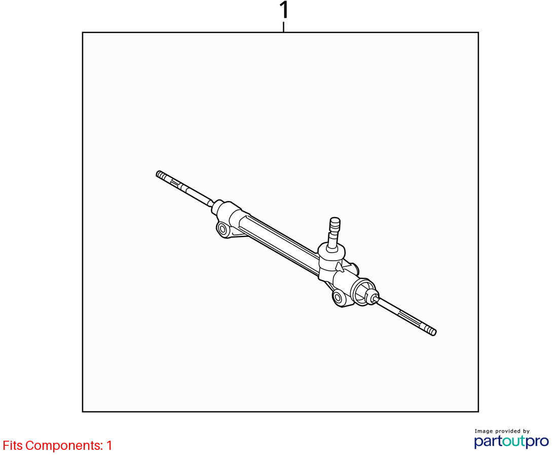 Used Rack and Pinion Assembly fits: 2017 Toyota Camry Power Rack and Pinion VIN
