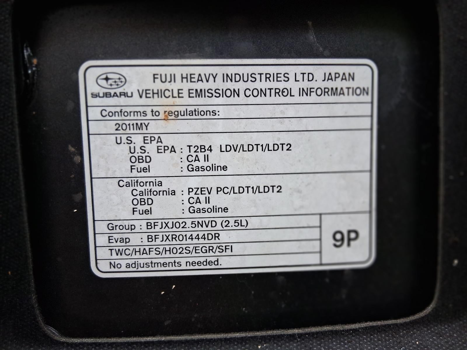 Used Rack and Pinion Assembly fits: 2011 Subaru Legacy Power Rack and Pinion SW
